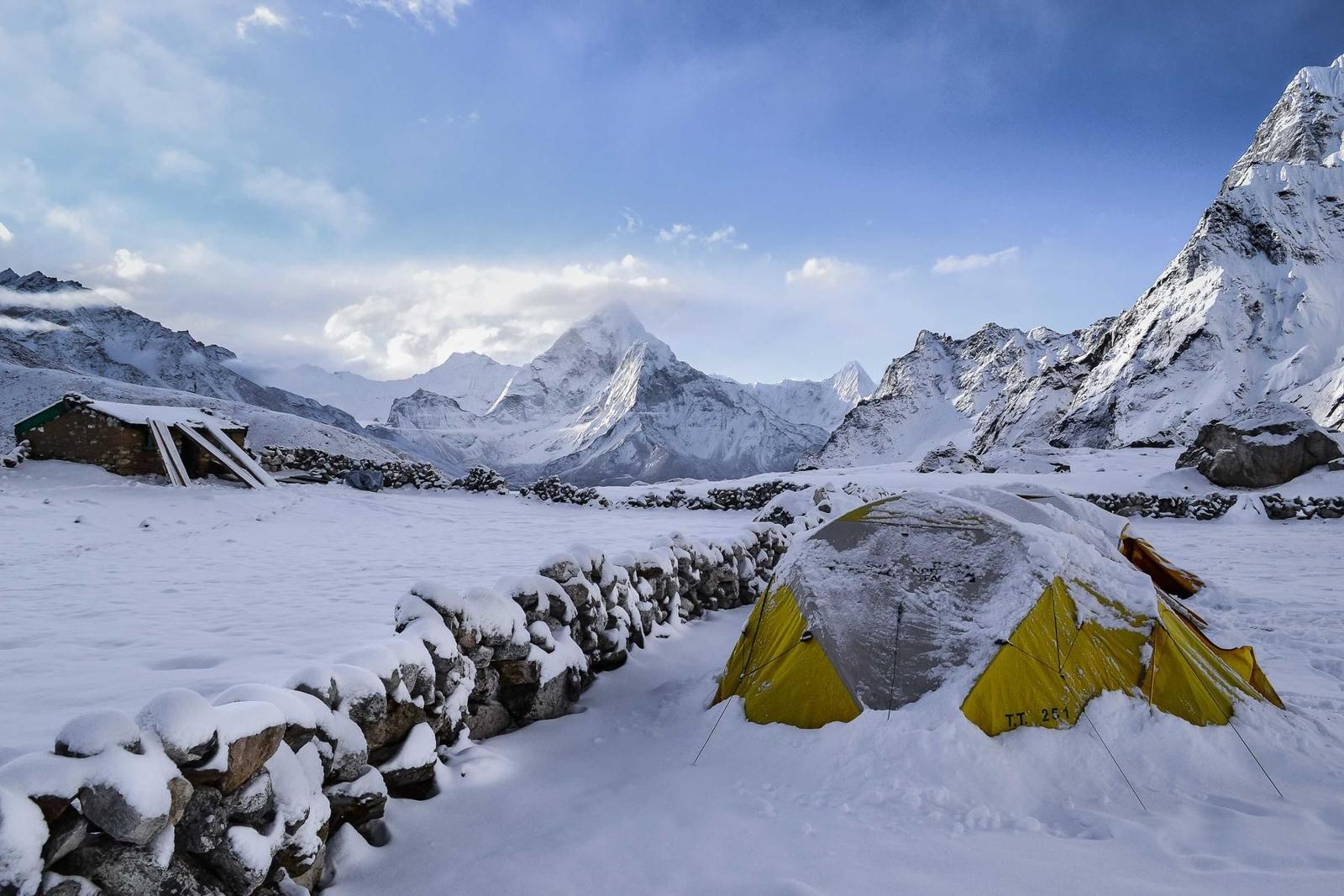 Snowy mountains, open in the editor